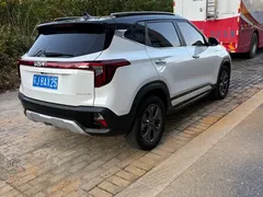 2023 Kia Seltos 1.5L CVT Luxury, белый — фото 3