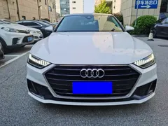 2022 Audi A7 45 TFSI, белый — фото 2