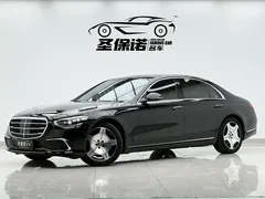2021 Mercedes-Benz S-Class S 400 L Luxury, чёрный — фото 1