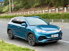 2022 BYD Yuan PLUS 510km Flagship EV, синий — фото 3