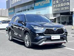 2022 Toyota Highlander 2.5L Hybrid 4WD Ultimate 7-seat, чёрный — фото 3