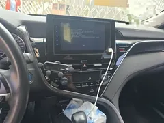 2021 Toyota Camry Hybrid 2.5HGVP Leading, чёрный — фото 14