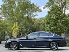 2021 BMW 5 Series 530Li Leading M Sport Package, чёрный — фото 10