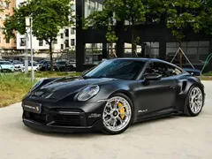 2022 Porsche 911 Turbo S 3.7T, чёрный — фото 1