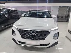 2020 Hyundai Santa Fe 380 TGDi AT 2WD GLS Luxury, белый — фото 3