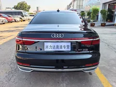 2021 Audi A8L 50 TFSI quattro Comfort, чёрный — фото 3
