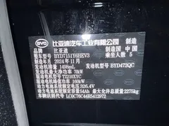2025 BYD Seal 07 1.5L PHEV 125km Elite — фото 16