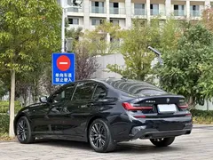 2022 BMW 3 Series 325Li M Sport Dark Package, чёрный — фото 7