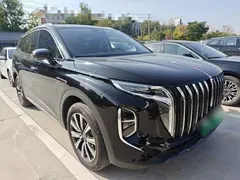 2025 Hongqi HS7 2.0T PHEV 4WD 2 Millionth Unit Commemorative Edition 6-seat, чёрный — фото 4