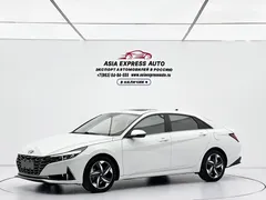 2022 Hyundai Elantra 1.5L CVT LUX Premium, белый — фото 1