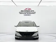 2022 Hyundai Elantra 1.5L CVT LUX Premium, белый — фото 2