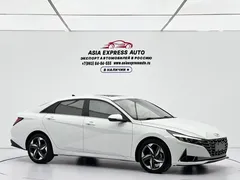 2022 Hyundai Elantra 1.5L CVT LUX Premium, белый — фото 3