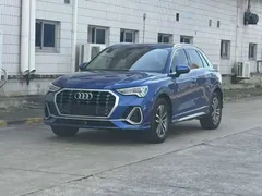 2021 Audi Q3 35 TFSI Elegant, синий — фото 3