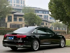 2021 Audi A8L 50 TFSI quattro Comfort, чёрный — фото 6