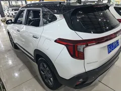2023 Kia Seltos 1.5L CVT Luxury, белый — фото 4