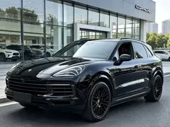 2023 Porsche Cayenne 3.0T Platinum Edition, чёрный — фото 1