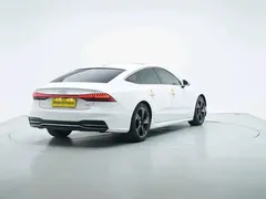 2021 Audi A7 40 TFSI Luxury, белый — фото 4