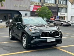 2022 Toyota Highlander Hybrid 2.5L 4WD Elite 7-seat, чёрный — фото 3