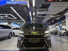 2020 Toyota Vellfire 2.5L Hybrid HV Premium, чёрный — фото 2
