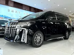 2021 Toyota Alphard Hybrid 2.5L Premium, чёрный — фото 2