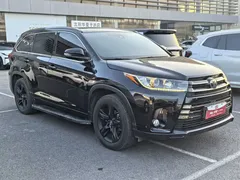 2021 Toyota Highlander 2.0T 4WD 7, чёрный — фото 3