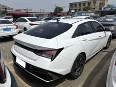 2023 Hyundai Elantra 1.5L CVT GLX Elite, белый — фото 4