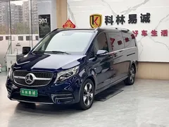 2021 Mercedes-Benz V-Class V 260 L Long Wheelbase Luxury, синий — фото 1
