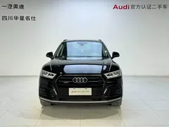 2020 Audi Q5L 45 TFSI Premium Fashion, чёрный — фото 2
