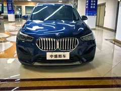 2021 BMW X1, синий — фото 2
