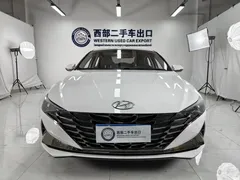 2022 Hyundai Elantra 1.5L CVT LUX Premium, белый — фото 2