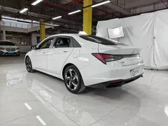 2022 Hyundai Elantra 1.5L CVT LUX Premium, белый — фото 8
