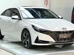 2021 Hyundai Elantra 1.5L CVT GLX Elite, белый — фото 3