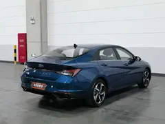 2021 Hyundai Elantra 1.5L CVT GLX Elite, синий — фото 2