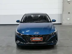 2021 Hyundai Elantra 1.5L CVT GLX Elite, синий — фото 3