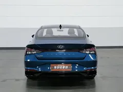 2021 Hyundai Elantra 1.5L CVT GLX Elite, синий — фото 4