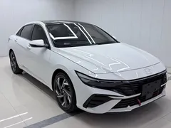 2023 Hyundai Elantra 1.5L CVT LUX Premium, белый — фото 2
