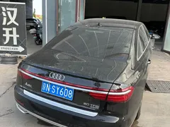 2021 Audi A8L 50 TFSI quattro Luxury, белый — фото 3