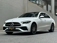 2022 Mercedes-Benz C-Class C 260 L Sport, белый — фото 1