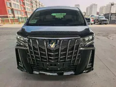 2023 Toyota Alphard 2.5L Hybrid Premium Gold, чёрный — фото 2