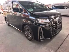 2023 Toyota Alphard 2.5L Hybrid Premium Gold, чёрный — фото 6