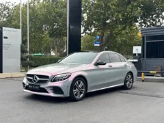 2021 Mercedes-Benz C-Class C 200 L Fashion Sport, белый — фото 1