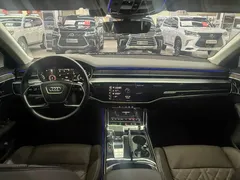 2023 Audi A8L 50 TFSI quattro Select, чёрный — фото 7