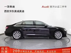 2022 Audi A6L 45 TFSI Select Sport, чёрный — фото 2