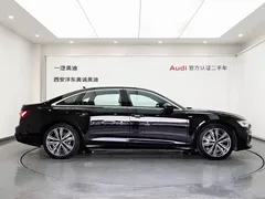 2022 Audi A6L 45 TFSI quattro Select Sport, чёрный — фото 3