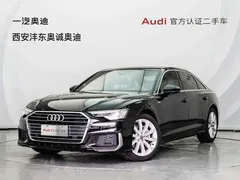 2021 Audi A6L 45 TFSI Sport, чёрный — фото 1