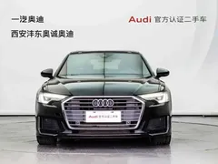 2021 Audi A6L 45 TFSI Sport, чёрный — фото 3