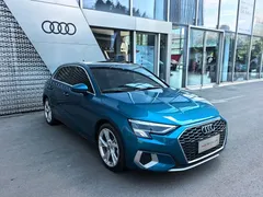 2021 Audi A3 Sportback 35 TFSI Fashion, синий — фото 3