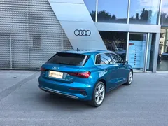 2021 Audi A3 Sportback 35 TFSI Fashion, синий — фото 7