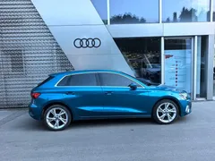 2021 Audi A3 Sportback 35 TFSI Fashion, синий — фото 8