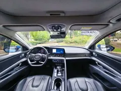 2022 Hyundai Elantra 1.5L CVT LUX Premium, синий — фото 6